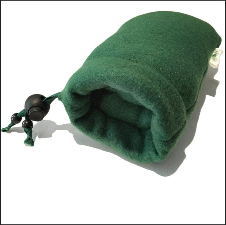 7¨Padded cotton Pipe Pouch - Green